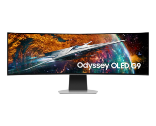 Monitorius Samsung Odyssey OLED G9 G95SC Monitor LS49CG950SUXDU 49" QHD 32:9 0.03 ms 250 cd/m² Silver HDMI ports quantity 1 240 Hz