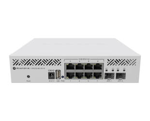 Komutatorius MikroTik Cloud Router Switch CRS310-8G+2S+IN Rackmountable, 1 Gbps (RJ-45) ports quantity 8, SFP+ ports quantity 2
