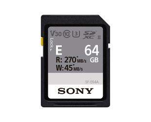 Atminties kortelė Sony UHS-II Memory Card SF-E SDXC Class10 64GB SDXC Memory Card Flash memory class U3, V30