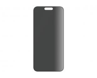 Ekrano apsauga PanzerGlass Apple iPhone 15 Pro Max, grūdintas stiklas su privatumo filtru, juoda, skaidri