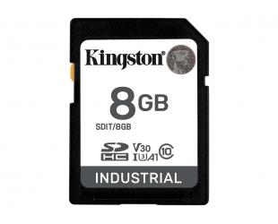 Atminties kortelė Kingston SDHC SD 8GB Juoda
