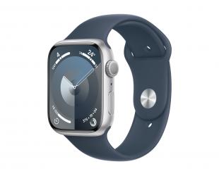 Išmanusis laikrodis Apple Watch Series 9 (GPS) Smart watch 100% recycled aluminium 45 mm Blue Silver Apple Pay Water-resistant Dust-resistant Crack-r