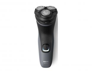 Barzdaskutė Philips S1142/00, veikimo laikas (maks.) 40 min, šlapias ir sausas, juodas/pilkas.