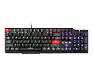 Klaviatūra MSI VIGOR GK41 DUSK LR US Gaming keyboard Wired US Black Kailh Red