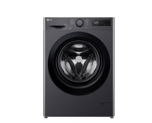 Skalbimo mašina LG F2WR508S2M Washing machine, A, Front loading, Washing capacity 10 kg, Depth 56.5 cm, 1400 RPM, Middle Black LG Washing Machine F4W