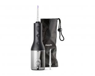 Burnos irigatorius Philips Sonicare Power Flosser HX3826/33, belaidis, 250 ml, 1 galvutė, juodas