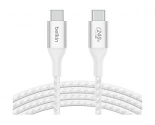 Kabelis Belkin USB-C cable Male 24 pin USB-C Male White 24 pin USB-C 2 m
