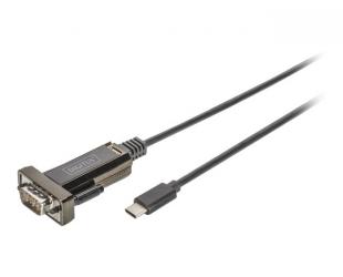 USB įkroviklis Digitus USB-C Serial adapter Black