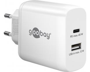 Įkroviklis Goobay USB-C PD Dual Fast Charger (45 W) 65412 N/A