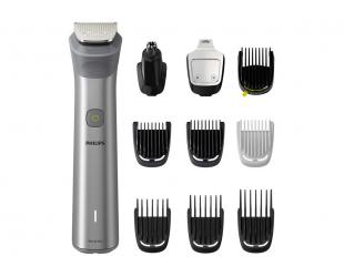 Plaukų kirpimo mašinėlė Philips MG5920/15, belaidė, šlapias ir sausas, 11 ilgio nustatymų, sidabrinė.