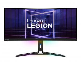 Monitorius Lenovo Legion | Y34wz-30 | 34 in | VA | UWQHD 3440x1440 at 165 Hz | 1200 cd/m² | 2xHDMI, DisplayPort, USB-C | Height, swivel, tilt | Speake