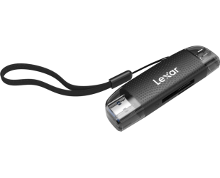 Kortelių skaitytuvas Lexar Dual-Slot USB-A/C Reader LRW310U-BNBNG