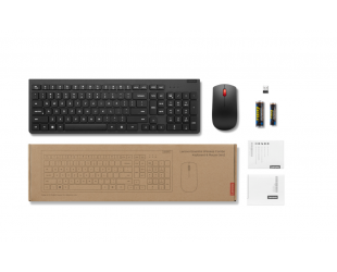 Klaviatūra+pelė Lenovo Essential Wireless Combo Keyboard and Mouse Gen2 Keyboard and Mouse Set 2.4 GHz Estonian Black