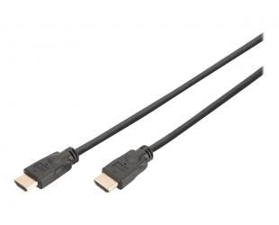 Kabelis Digitus Black Male 19 pin HDMI Type A 3 m Male 19 pin HDMI Type A