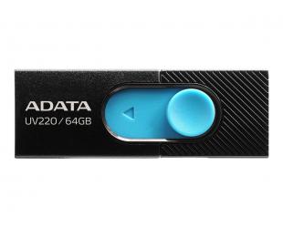 USB raktas ADATA USB Flash Drive UV220 64GB USB 2.0 Black/Blue
