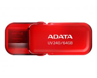 USB raktas ADATA USB Flash Drive UV240 64GB USB 2.0 Red