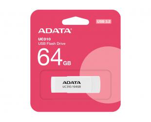 USB raktas ADATA USB Flash Drive UC310 64GB USB 3.2 Gen1 White