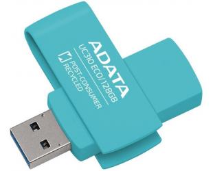 USB raktas ADATA USB Flash Drive UC310 ECO 128GB USB 3.2 Gen1 Green