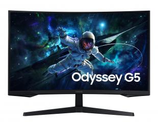 Monitorius Samsung Odyssey G5 S32CG552EU 32 in VA QHD 2560x1440 at 165 Hz 300 cd/m² HDMI, DisplayPort Tilt None