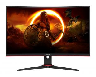 Monitorius AOC Gaming | C27G2E/BK | 27 in | VA | Full HD (1080p) 1920x1080 at 165 Hz | 350 cd/m² | 2xHDMI, VGA, DisplayPort | Tilt | Speaker(s)