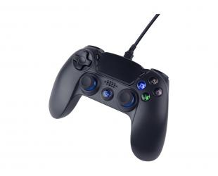 Žaidimų pultas Gembird Wired Vibration Game Controller JPD-PS4U-01 Black