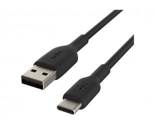 Kabelis Belkin USB-C cable Male USB Type A Male Black USB-C 1 m Black USB-C cable Male 24 pin USB-C 1 m Male 4 pin USB Type A