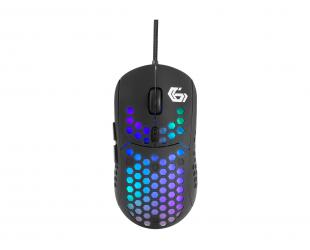 Pelė Gembird USB Gaming RGB Backlighted Mouse MUSG-RAGNAR-RX400 Wired Gaming Mouse Black