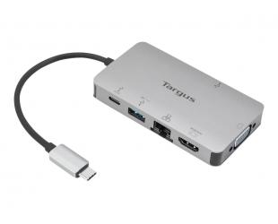 Jungčių stotelė Targus USB-C DP Alt Mode Single Video 4K HDMI/VGA Docking Station with 100W PD Pass-Thru Targus