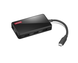 Įkroviklis Lenovo Accessories 100 USB-C Travel Dock (black)