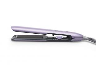 Plaukų tiesintuvas Philips BHS742, ThermoShield, mineraliniai ir vandens jonai, 230 °C, 12 nustatymų, violetinis.