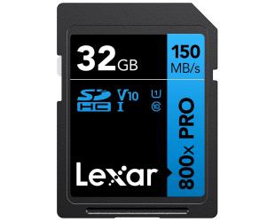 Atminties kortelė Lexar Memory Card Professional 800x PRO 32GB SDXC Flash memory class UHS-I