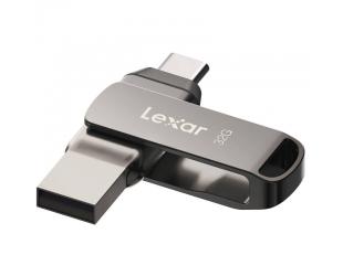 USB raktas Lexar 2-in-1 Flash Drive JumpDrive Dual Drive D400 32GB USB 3.1 Grey