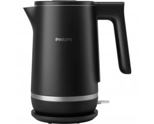 Virdulys Philips HD9395/90, elektrinis, 2200 W, 1.7 L, nerūdijantis plienas/plastikas, 360° pasukama bazė, juodas.