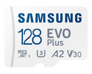 Atminties kortelė Samsung EVO Plus Flash memory card 128GB microSDXC UHS-I Memory Card Speed Class A2 / Video Class V30 / UHS-I U3 / Class10
