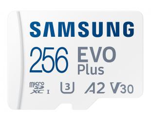 Atminties kortelė Samsung EVO Plus Flash memory card 256GB microSDXC UHS-I Memory Card Speed Class A2 / Video Class V30 / UHS-I U3 / Class10