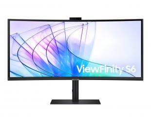 Monitorius Samsung Samsung ViewFinity S6 S34C652VAU 34 in VA UWQHD 3440x1440 at 100 Hz 350 cd/m² HDMI, DisplayPort, USB-C 90 Watt Height, swivel, til