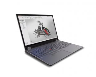 Nešiojamas kompiuteris Lenovo ThinkPad P16 Gen 2 Storm Grey 16" IPS WQXGA 2560x1600 pixels Anti-glare Intel Core i7 i7-14700HX 32GB SO-DIMM DDR5 SSD