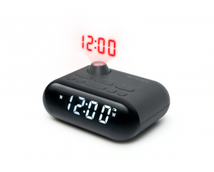 Radijo imtuvas Muse M-179 P Clock Radio With Projection, Black Muse