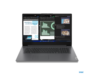 Nešiojamas kompiuteris Lenovo Essential V17 Gen 4 IRU 17.3 FHD i5-13420H/8GB/256GB/Intel Iris Xe/WIN11 Pro/ENG kbd/Grey/FP/2Y Warranty Lenovo