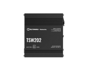 Komutatorius Teltonika TSW202 PoE+ L2 managed Switch 8 10/100/1000, 2 SFP ports