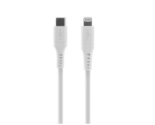 Kabelis FIXED Liquid Silicone Cable USB-C/Lightning, 1,2m, White
