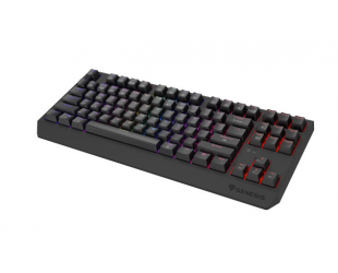 Klaviatūra THOR 230 | Mechanical Gaming Keyboard | Wireless | US | Black | 2.4 GHz, Bluetooth, USB | Outemu Silent Lemon