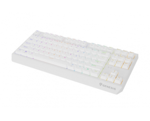 Klaviatūra THOR 230 | Mechanical Gaming Keyboard | Wireless | US | White | 2.4 GHz, Bluetooth, USB | Outemu Red