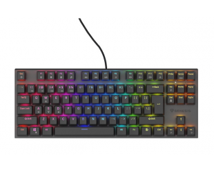 Klaviatūra THOR 303 | Mechanical Gaming Keyboard | Wired | US | Black | USB Type-A | Outemu Peach Silent