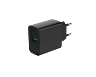 Įkroviklis 2-port 20W USB Fast Charger | TA-UC-PDQC20-01-BK