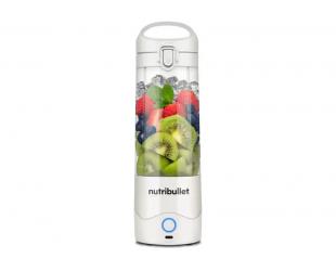 Blenderis Nutribullet NBP003W, nešiojamas, Tritan ąsotis, 0.475 L talpa, baltas
