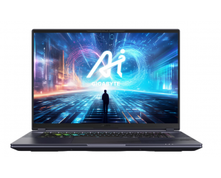 Nešiojamas kompiuteris AORUS 9SG-43EEC54SH | Dark gray | 16" | QHD | 2560x1600 pixels | Intel Core i7 | i7-13650HX | 16GB | SODIMM DDR5 | SSD 1000GB |