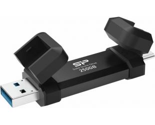 Išorinis diskas SILICON POWER DS72 Dual USB-C/USB 3.2 Gen 2 Portable External SSD, 250GB