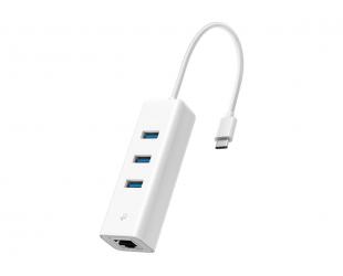 Tinklo adapteris TP-LINK UE330C USB 3.0 Type-C į Gigabit Ethernet su 3-Port USB 3.0 Type-A šakotuvu
