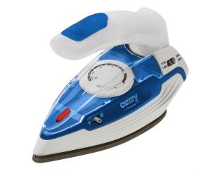 Lygintuvas CR 5040 | Steam travel iron | 1600 W | Water tank capacity 80 ml | Continuous steam 10 g/min | Steam boost performance 50 g/min | Blue/Whit